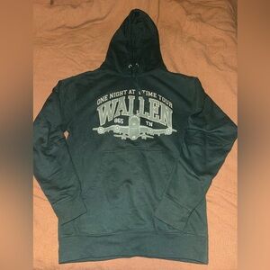 Wallen Dark Green Women's Hoodie